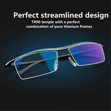New Titanium Glasses Frames For Doctor Optical Spectacle Computer Eye Glasses Frame Men Women Brand TR90 Frames Clear Eyeglasses