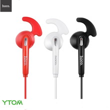 Original HOCO earphone HIFI Stereo Bass Headset Ear Hook Earbuds Handsfree With Mic for iphone xiaomi samsung xiaomi sony MP3