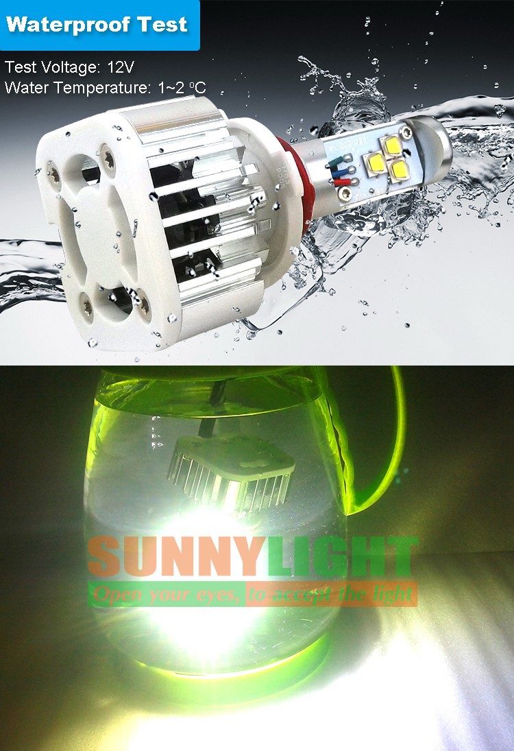 High Lumen H4 H7 H8 H9 H11 9005 9006 HB3 HB4 CREE LED CAR FOG HEADLIGHT for automobile motorbike