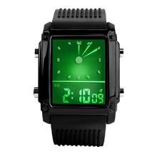 Newly Design Fashion Unisex Womens Mens Digital Led Chronograph Silicone Rubber Band Quartz Sport Wrist Watch 160223