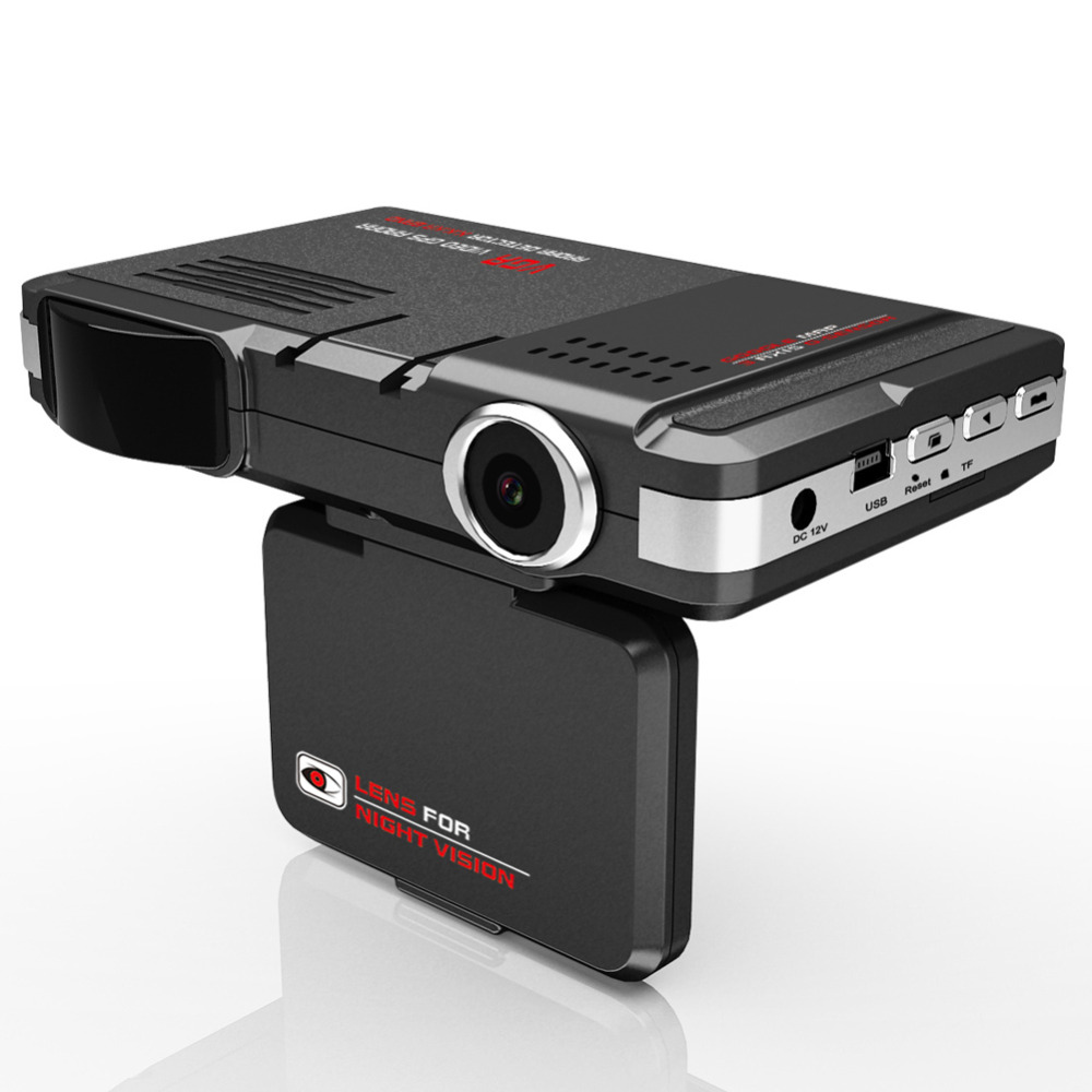 Image of 3in1 Novatek Car DVR 140 Degree 1080P TFT 2.0" LCD Speed Detector LCD VGA Dash Cam G-sensor Night Vision Record Detector
