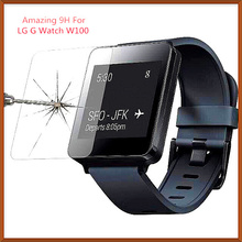 0.3mm 2.5D 9H Premium Tempered Glass Film Explosion-proof Screen Protector for LG G WATCH W100 Smart Watch Protective Films