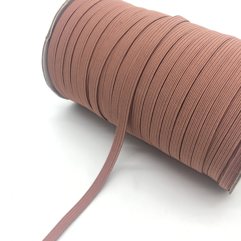 Description Picture 4 of item(32 color) 5yards/lot 7mm Elastic Ribbon Multirole Thickening Satin Elastic Band Trim Sewing Spandex Lace Trim