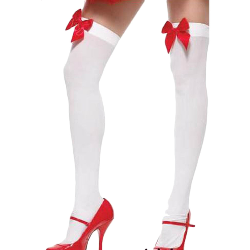 2015 hot sale New bow lace stockings fashion stretch lace bow Thigh High Stockings sexy stockings