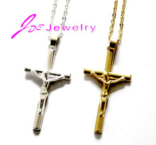 14k vacuum gold necklace gold jesus cross necklace y for gp – n-114
