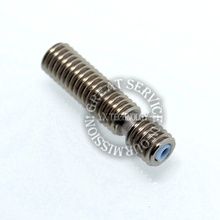 3D printer accessories extrusion throat tube DIY kit with Teflon Makerbot feeding tube M6*26 MK8 (2pcs/lot)