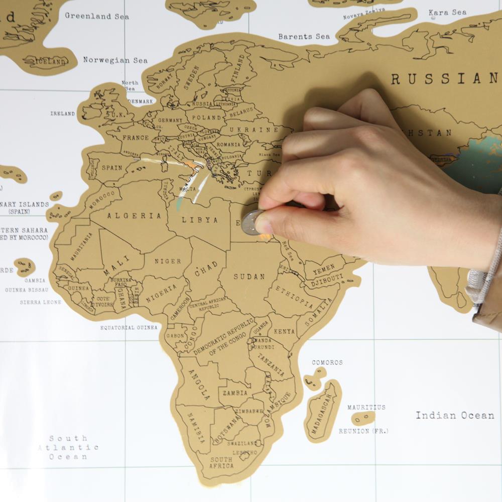 large us map poster