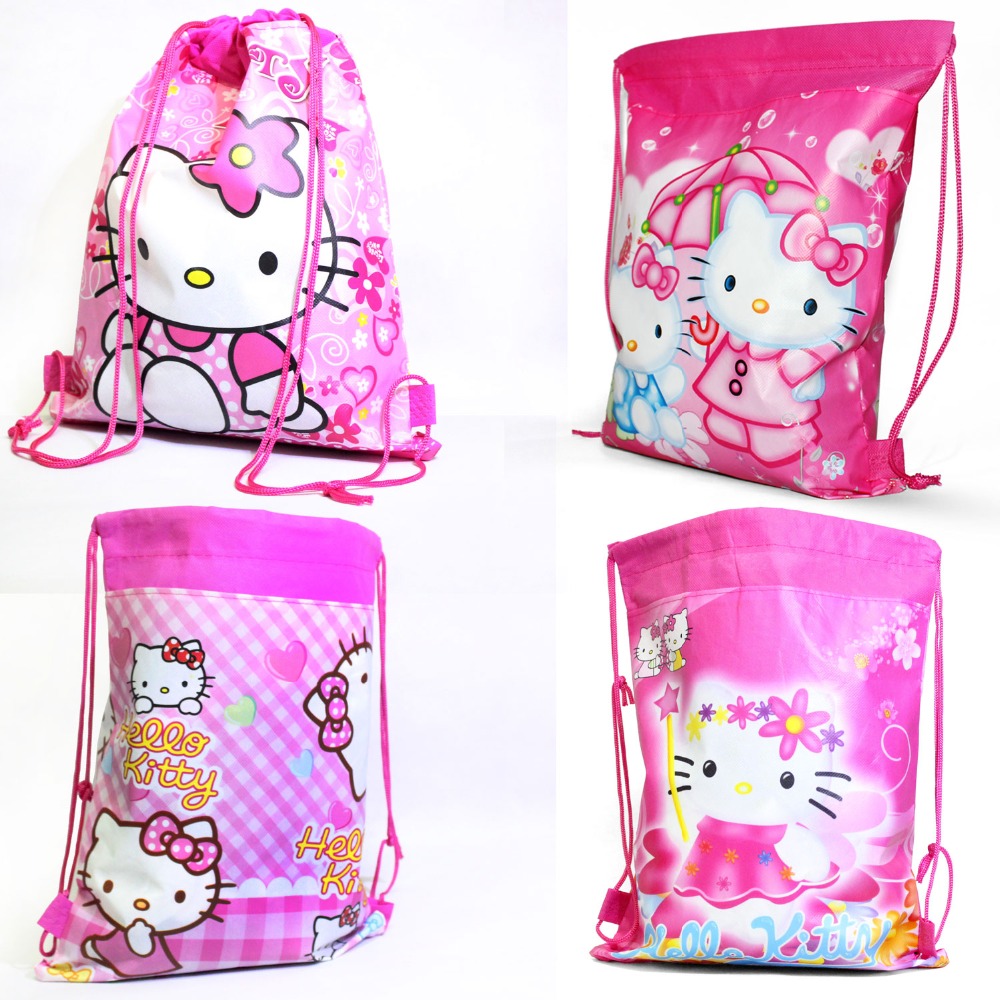 Image of 2015 New Hello kitty backpack school bags for girls lovely cartoon children backpacks bag for kids Wholesale &88281