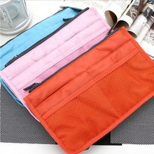 FREE SHIPPING Make up organizer bag Women Men Casual travel bag multi functional Cosmetic Bags storage