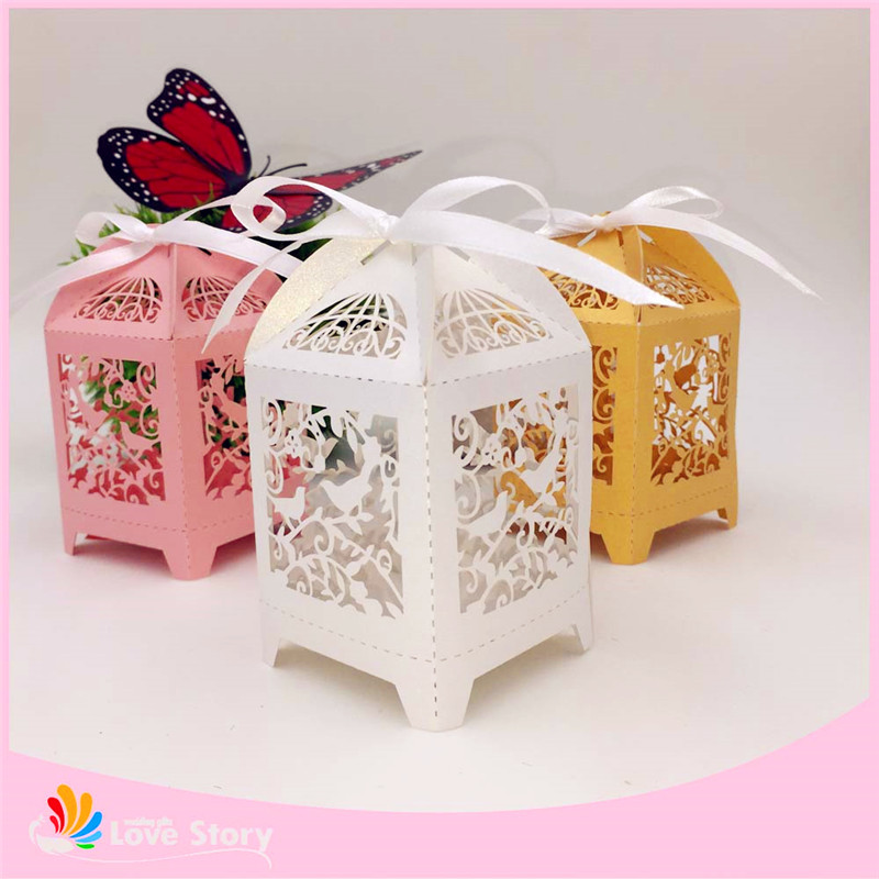 Birdcage Wedding Favor Box Party Candy Box Gift Box Wedding Favors ...