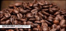 2LB Cafe Don Pablo Gourmet Coffee Signature Blend Medium Dark Roast Whole Bean 2 Lb Bag