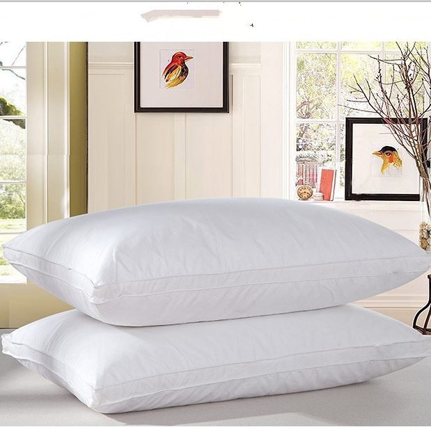 Home Textile Sleeping Pillow 100% goose down light white Pillow Zero Pressure Memory Pillow Neck Health 48*74cm cotton pillow