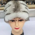 Ms is a mink fur leopard hat