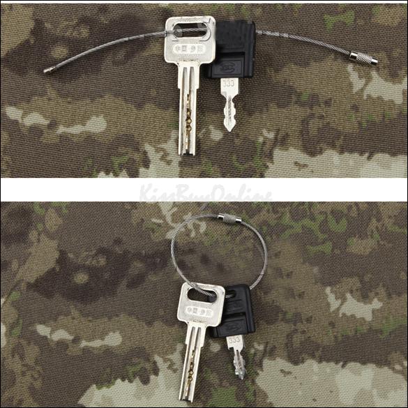10PCS Stainless Steel Wire Keychain Cable Key Ring for Outdoor Hiking 99 Area Free Shipping EMS