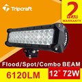 HOT SALES 12 INCH 72W LED LIGHT BAR OFF ROAD WITH CRE E Chips FOR Cars