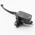 Universal 7 8 22mm Left Motorcycle Hydraulic Brake Pump Master Cylinder CNC Aluminum Alloy Black Motorbike