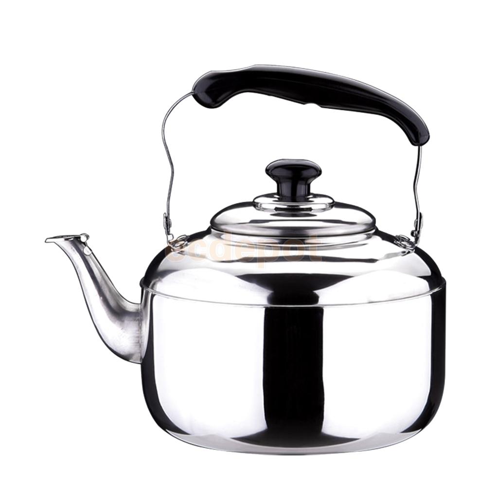 Stainless Steel Whistling Kettle 3L Stove Top Hob Kitchenware Tea Camping tuI$^ 