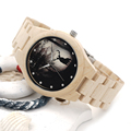 Bobo Bird H02 Game of Thrones Design Mens Watches Top Brand Luxury Pine Wooden Watches Maple