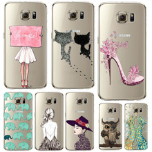 Phone Cover for Samsung Galaxy S7/S7Edge New Arrival Soft Silicon Gel Painted Phone Skin Transparent Clear Back Case Cover