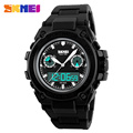 SKMEI 1217 Men Sport Digital Watch Outdoor Climbing Dual Time Watches Fashion Quartz Wristwatches Chronograph Alarm