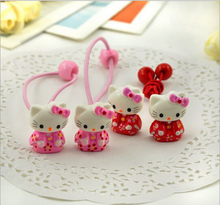 2016 Baby girl’s styling tool hello kitty elastic hiar bands headwear hair accessories for women kids make they cute lovely
