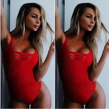 2016 New Sexy Women Swimsuit Push Up Padded Bikini Monokini Swimwear Beachwear Bodysuit