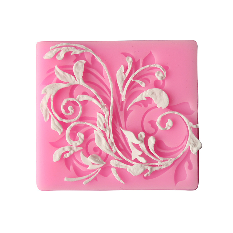 Flower Pattern Cake Tools Cakes Mold Silicone bake...