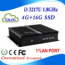 cheap mini pcs industrial pc xp diy mini pc X26-I3G 3217U 4G ram 16g ssd support Pointing stick,Touchpad