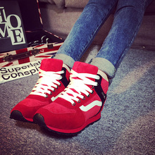 Hot sale The spring and autumn period and the leisure shoes High help Color matching lace