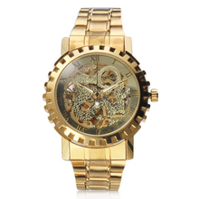 Winner personalized fashion glamor luxury automatic mechanical watch male watch hollow steel JWH050