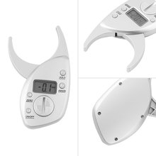 Top Quality 1pc Body Fat Caliper Monitors Electronic Digital body fat analyzer Tape Measure Pack Skin
