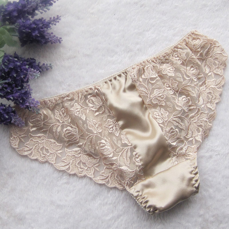Buy Silk panties mulberry silk sexy low waist briefs