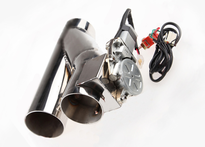 Car Universal 3" Electric Exhaust Cut Out Cutout Test Y Pipe Valve Kit