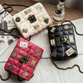 Women Bag 2016 Luxury Brand Woman Small Bag Chain Plaid Crossbody Bags For Women Shoulder Bags