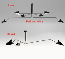 Nordic 3 Arm 6 Arm Serge Mouille Ceiling Lights
