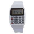 2016 Hot Sale Women Men Silicone Wrist watches Multi Purpose Date Time Electronic Calculator reloj mujer