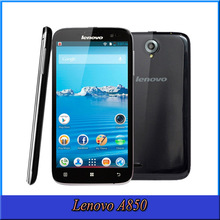 Original Lenovo A850 4GBROM 1GBRAM 3G WCDMA & GSM Smartphone 5.5inch Android 4.2 MT6582M Quad Core Support Play Store GPS WIFI