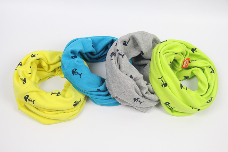 2015 autumn new children neck scarf cotton kids cartoon scarves girl boy collar baby headband free shipping