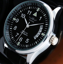 Ganador 2015 venta caliente automático reloj mecánico recorte encanto mens ocasional del reloj de jwc007