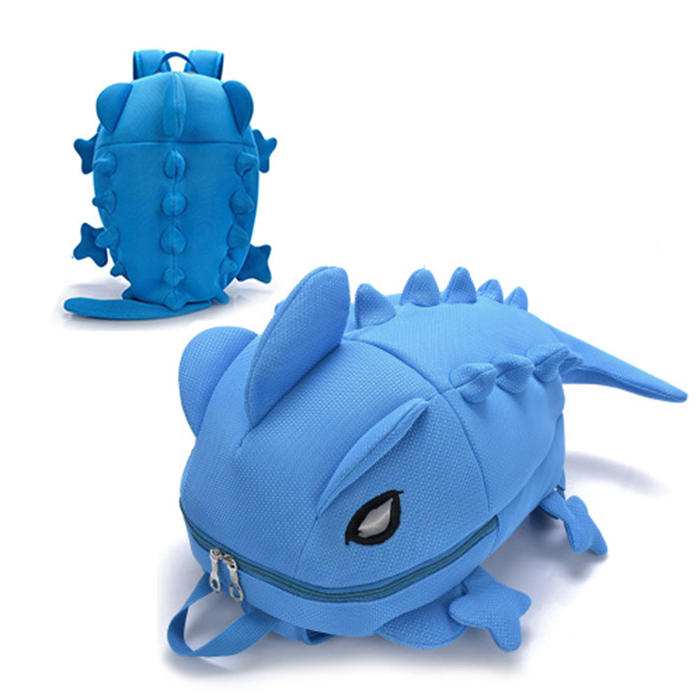 Image of Cute 3D Solid Chameleon Backpack for Girls Vivid Backstab Monster Shaped School Bag Shark Satchel Bags Bolsa Mochila Feminino