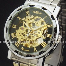 Ganador del recorte mecánico reloj para hombre comercial completamente automático de moda chicos reloj para hombre j038