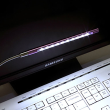 Super Mini USB 10 LED Light Bright Soft Light Flexible USB Lamp For Keyboard Read Notebook