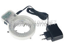 Freeshipping CE ISO 7x 45X Binocular Zoom Stereo Microscope LED ring light 60pins Well sold In