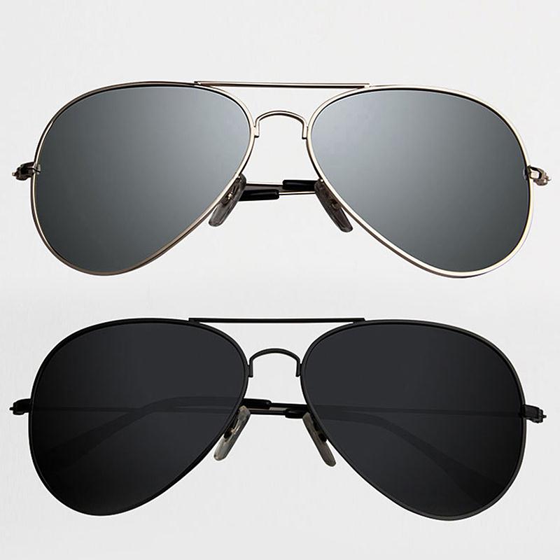 Image of New Fashion Vintage Mens Classic Aviator Sunglasses HD Polarized Mirror Sports Outdoor Travel Glasses Eyewear Shades