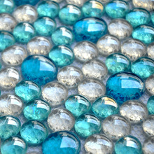 blue mosaic glass beads crystal glass mosaic tile EHM1018 for kitchen backsplash decoration tiles free shipping