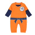 2016 New Spring Baby Boy Clothes Dragon Ball Baby Romper long sleeved Newborn Baby Boy orange