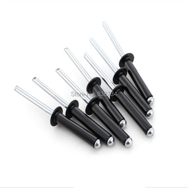 100pcs m5*10 black aluminum pop rivet blind rivetpop rivetsaluminum
