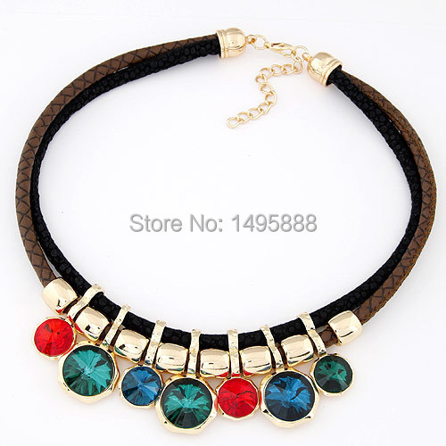 2015 Real Trendy Torques Rope Chain Collares New C...