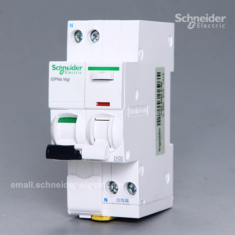 schneider acti 9 miniature circuit breaker rcbo idpn n vigi 1p n 10a 30ma class ac in circuit schneider acti 9 miniature circuit breaker rcbo idpn n vigi 1p n 10a 30ma class ac in circuit