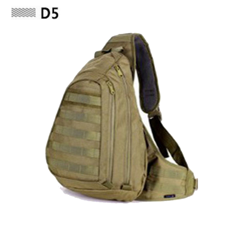 Image of Field Tactical Men Chest Strap Backpack Sling Pack Outdoor Sport A4 One Single Shoulder Man Big Large Ride Travel Backpack Bag